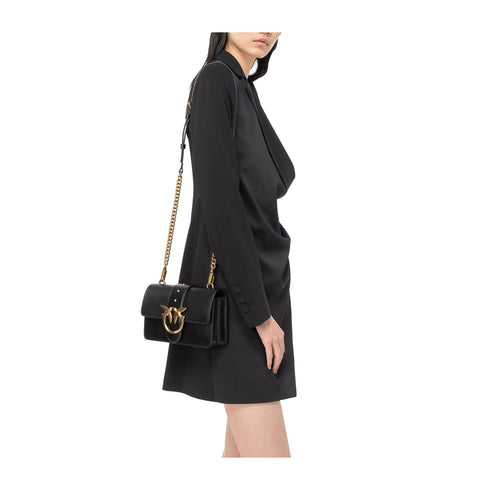 Pinko Borsa a spalla Borsa Donna tracolla Love One Mini Nero oro P25 - PINKO 100059A0F1 - Z99Q - UNI - Francavilla Moda